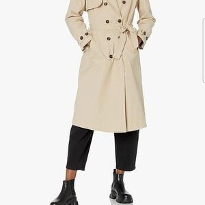 Elegant Beige Trench Coat